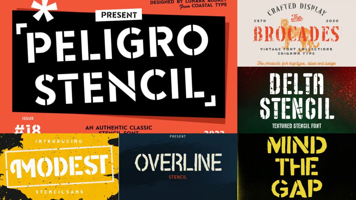 fontes stencil download